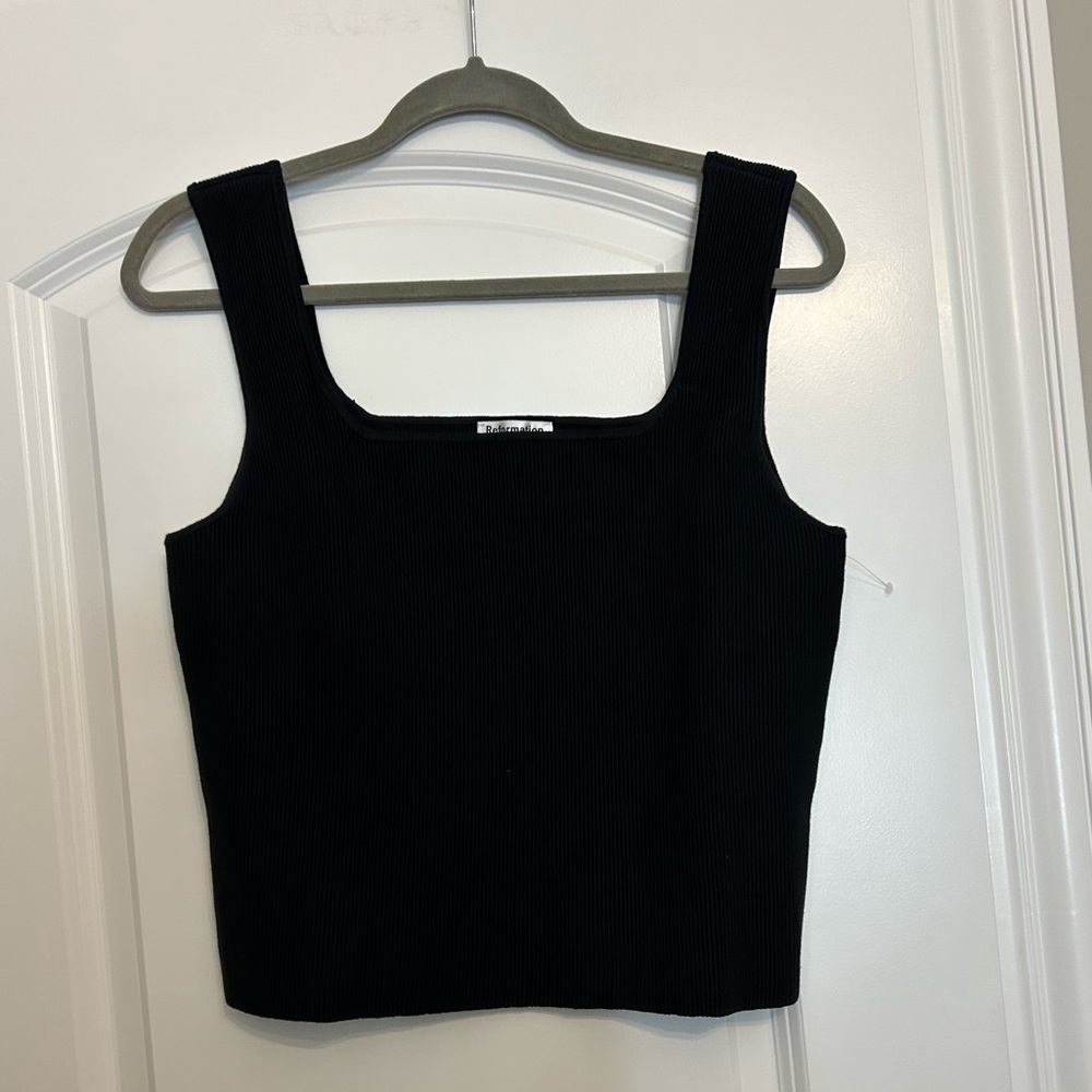 Reformation Julia Ribbed Tank - Picture 2 of 4